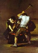 Francisco Jose de Goya La fragna (Smithy). china oil painting reproduction